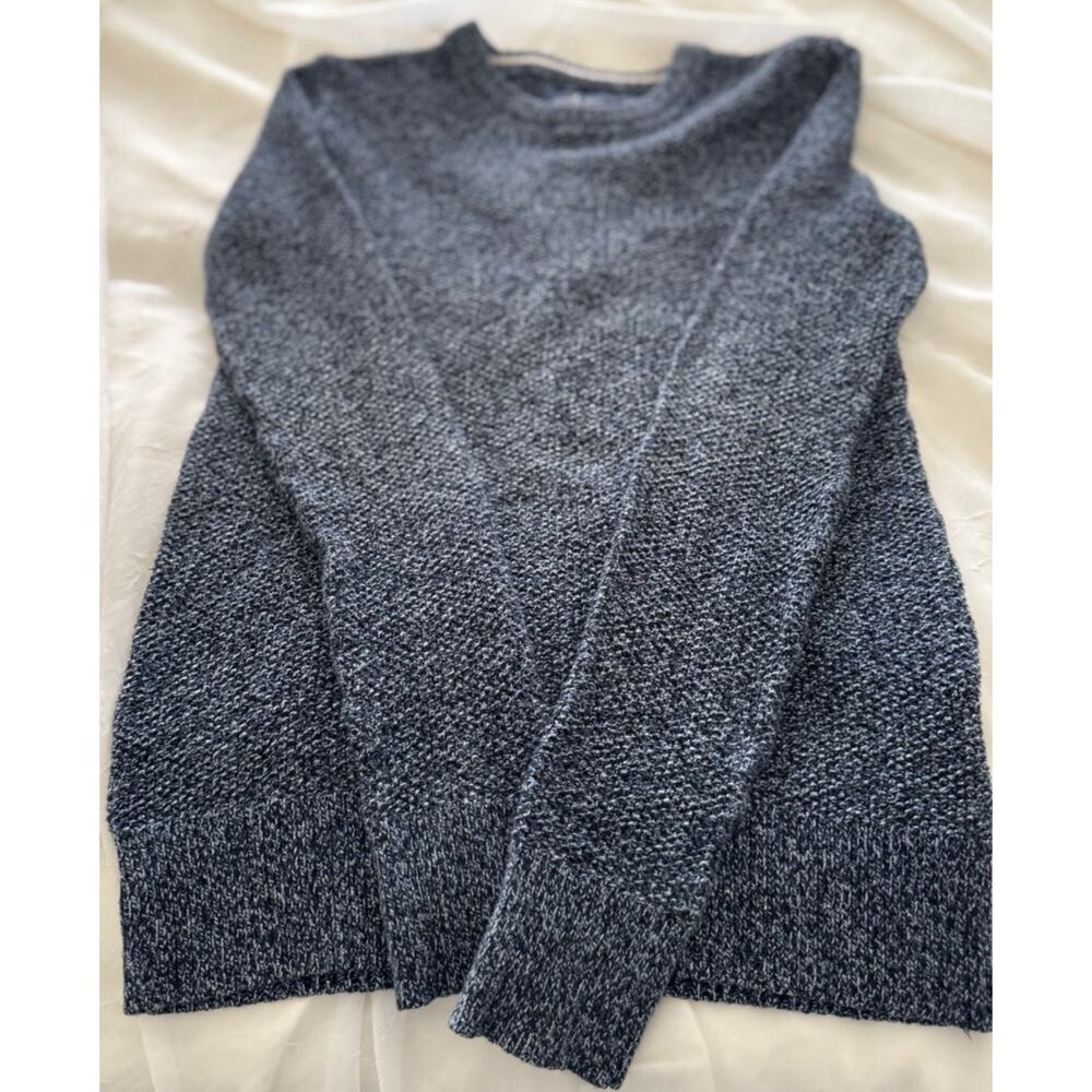 American Eagle Navy/White Knit Crewneck‎ Preppy Fit Sweater